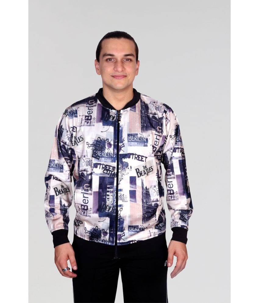     			Estro Polyester Men's Casual Jacket - Cream ( Pack of 1 )