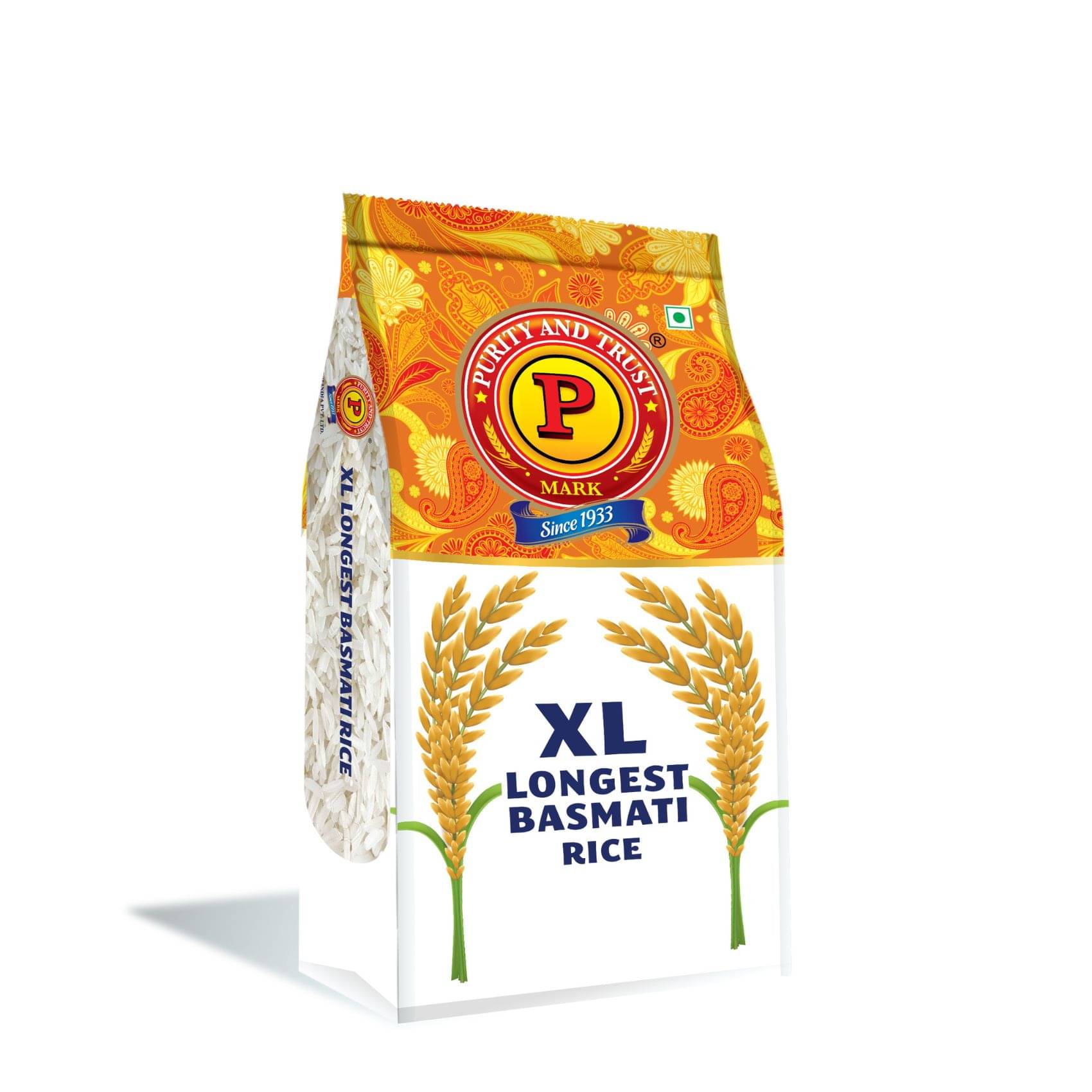     			P Mark Raw XL Basmati Rice | Rich in Taste and Aroma Rice 1 kg