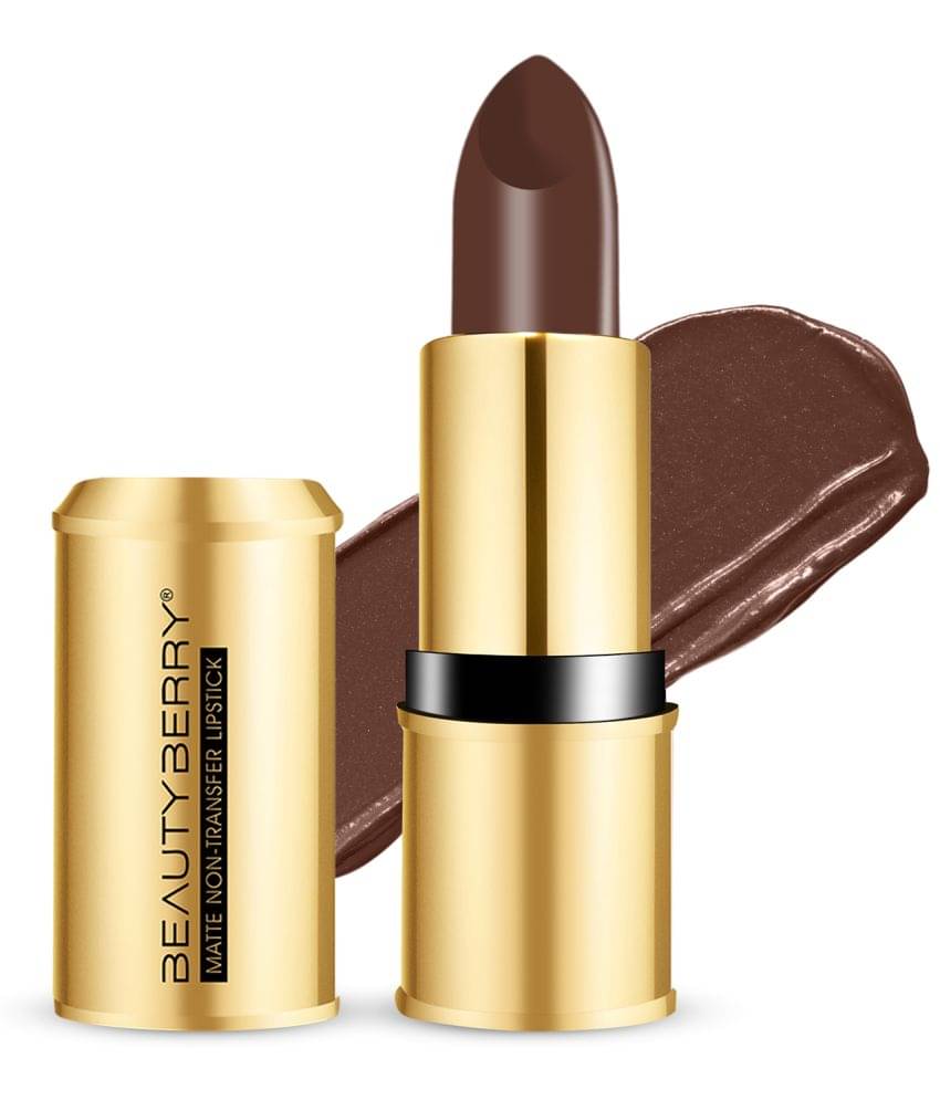     			Beauty Berry Bold Babe Non-Transfer Matte Lipstick 4g, Cappuccino (Shade - 09)