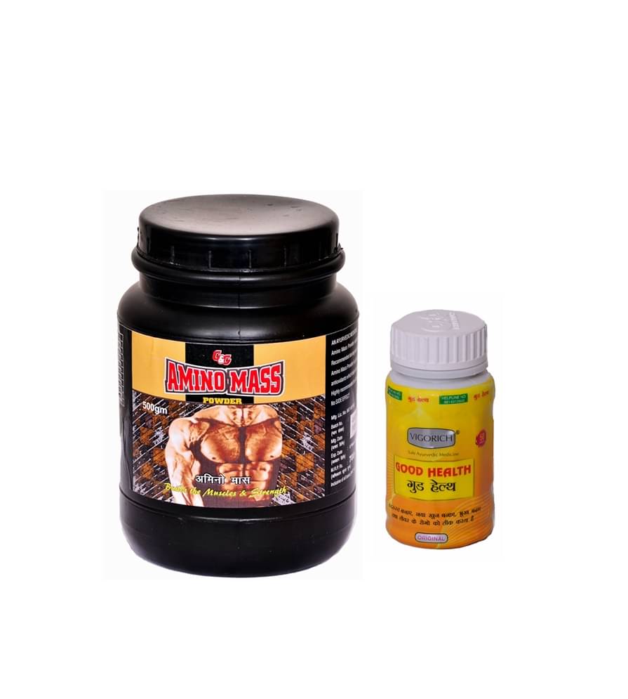    			Dr. Chopra G&G Good Health 50 Capsule & Amino Mass Powder 500 gm Chocolate Flavor