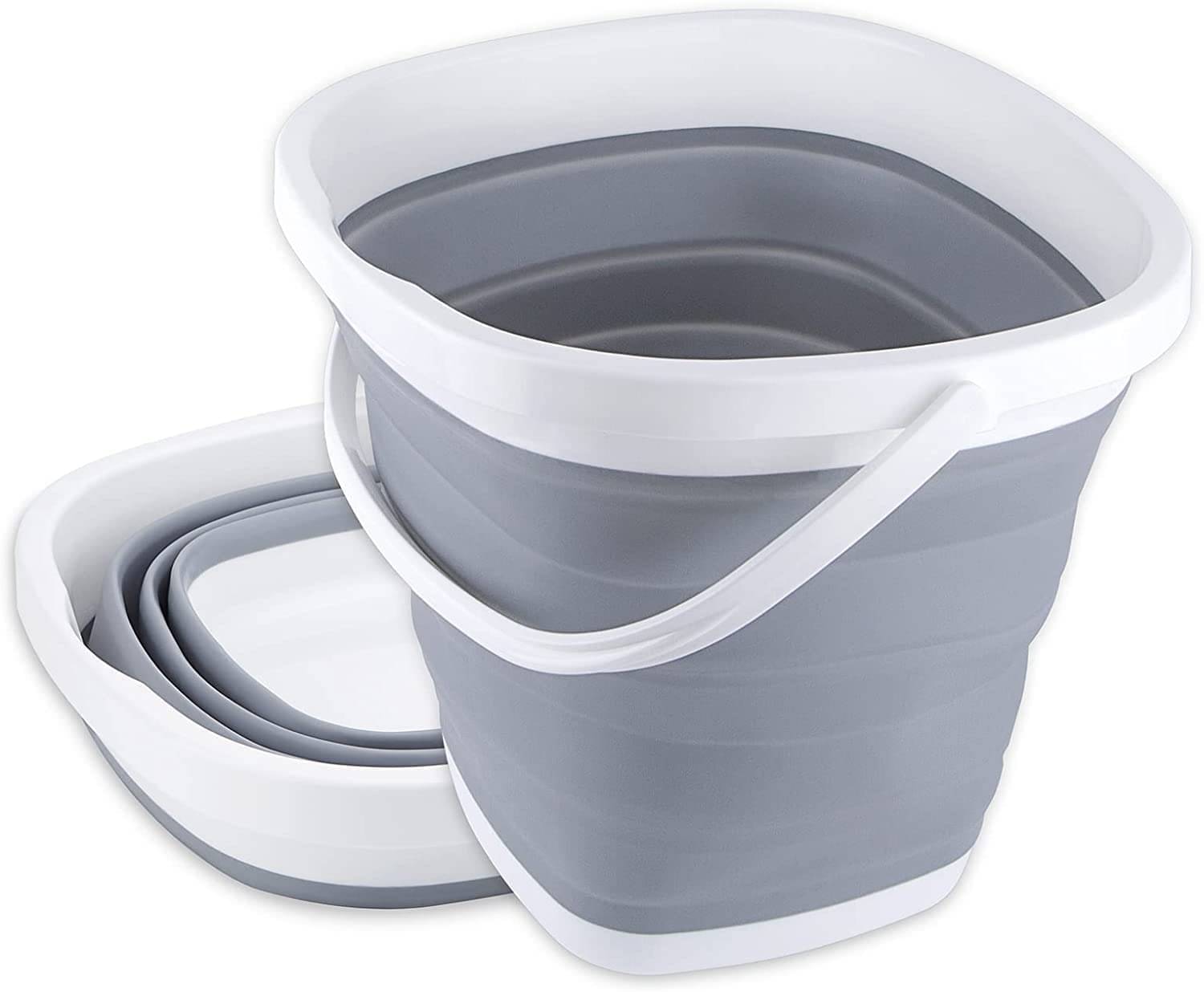     			Foldable Silicone Bucket (5 L)