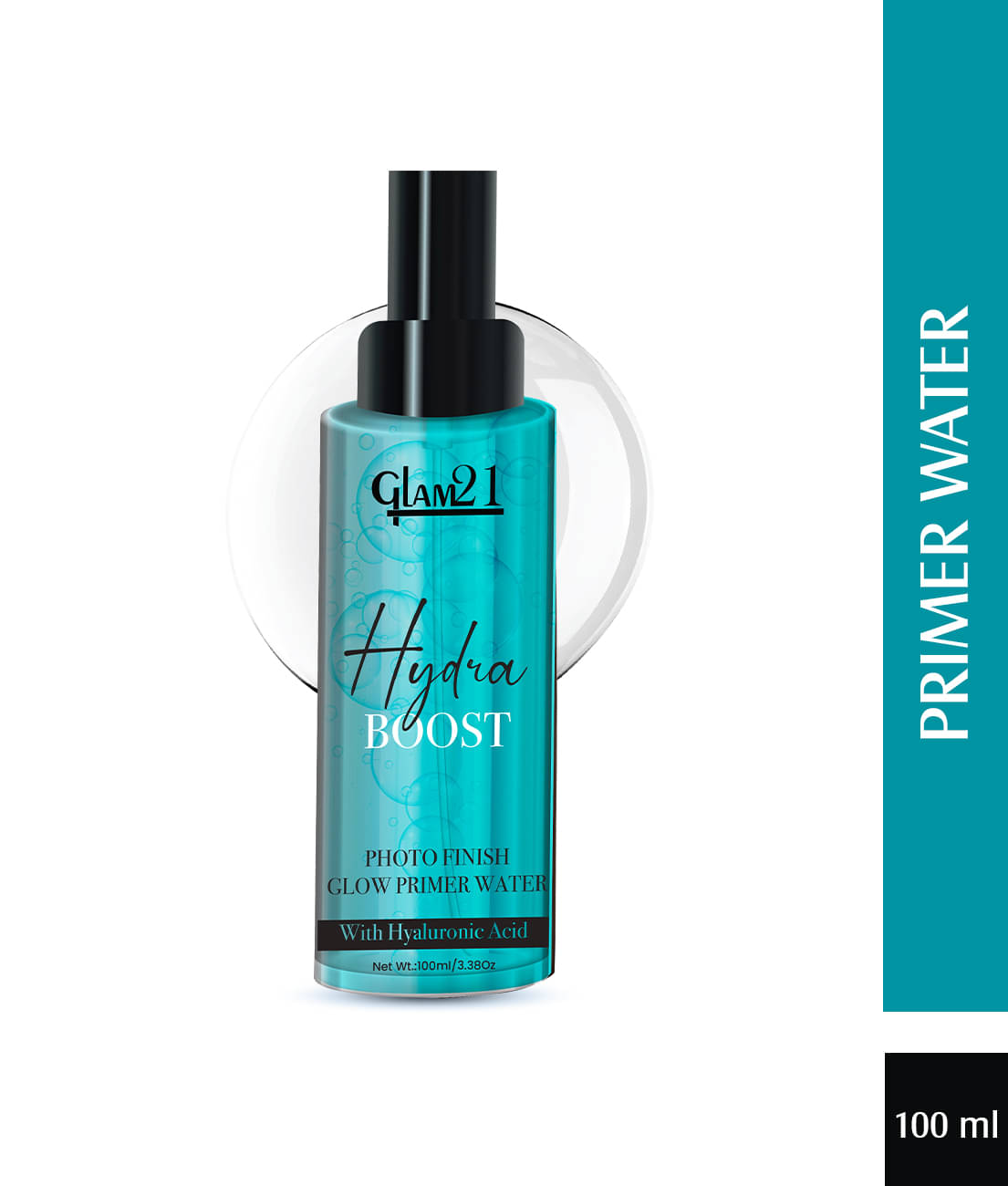     			Glam21 Hydra Boost Photo Finish Glow Primer Instantly Hydrates Moisturizes & Soothes Look 100ml