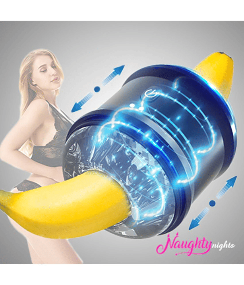 NAUGHTY TOYS PRESENT MOKSH VIBRATING MASTURBATION CUP POCKET PUSSY FOR MALE (MULTI COLOR) BY CRAZYNYT
