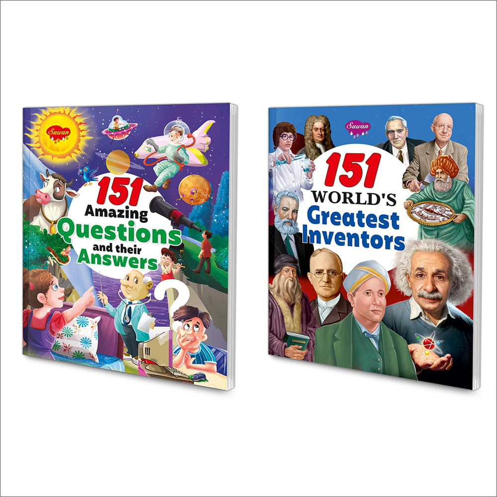     			151 Amazing Question And Their Answers, 151 World's Greatest Inventors | Set Of 2 Story Books (Paperback, Manoj Publications Editorial Board)