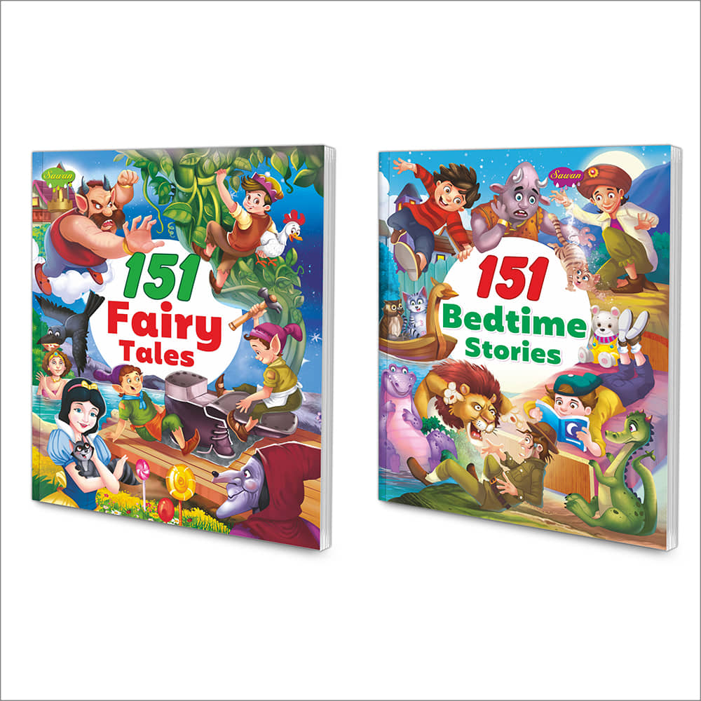 151 Fairy Tales, 151 Bedtime Stories | Set Of 2 Story Books (Paperback, Manoj Publications Editorial Board)