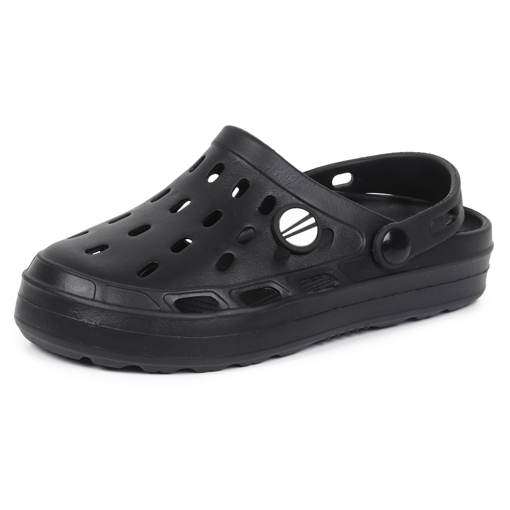     			Action - Black Boy's Clogs ( 1 Pair )