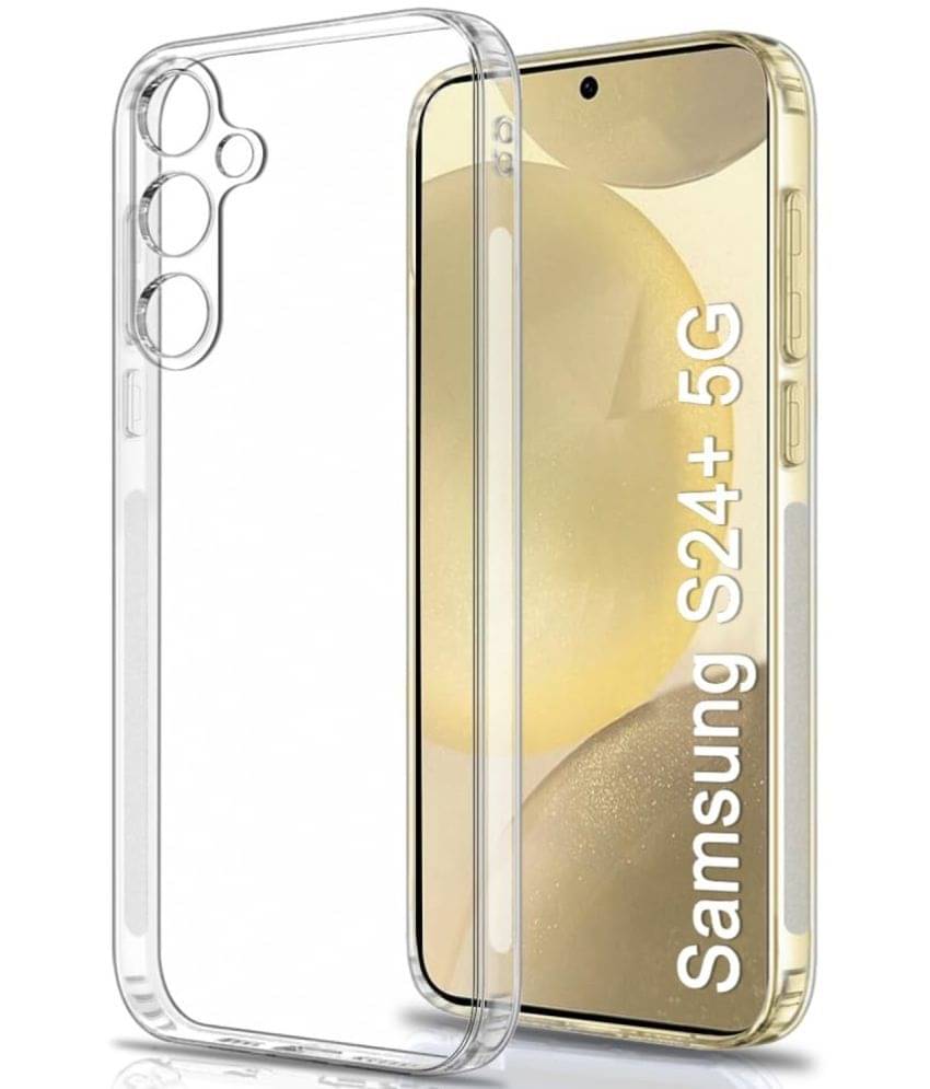     			Case Vault Covers Silicon Soft cases Compatible For Silicon Samsung Galaxy S24 Plus ( Pack of 1 )
