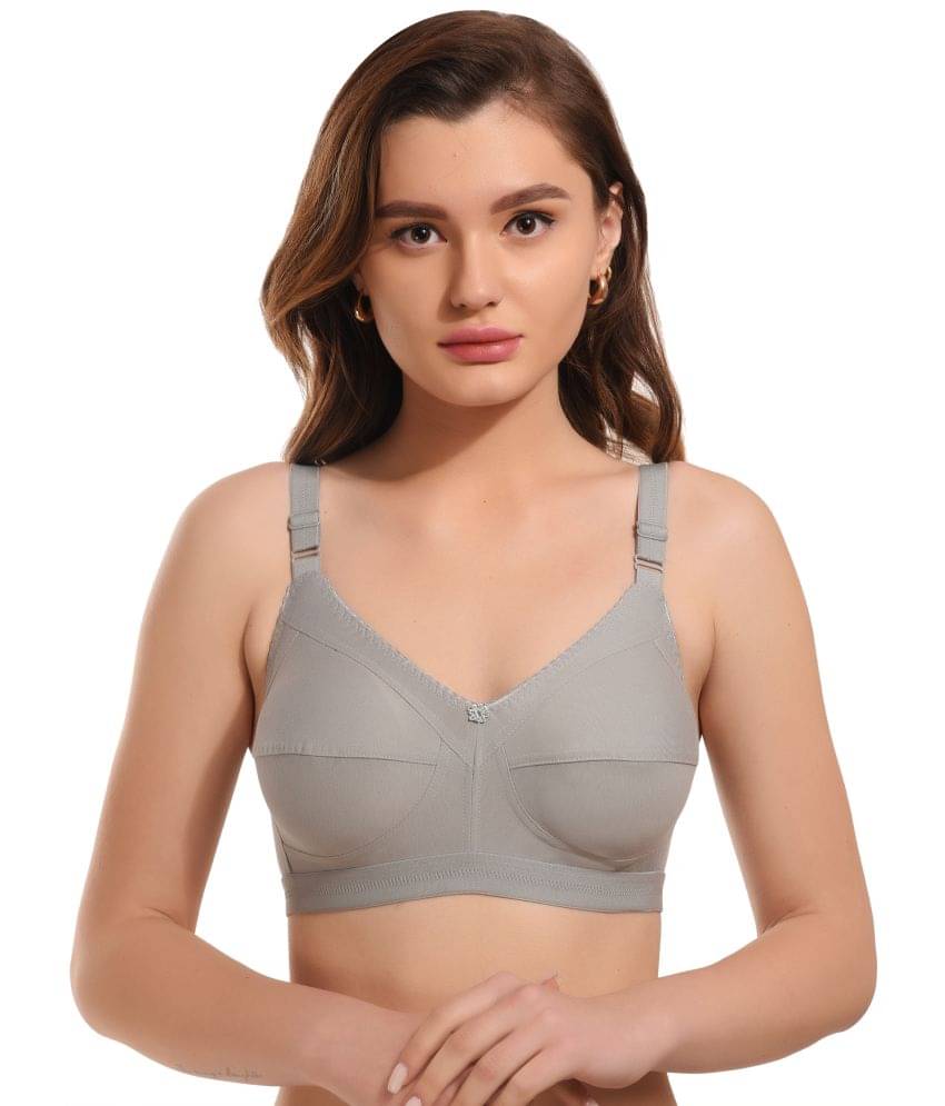     			Elina Cotton Women's Minimizer Bra ( Grey Melange ) DOVE-GREY