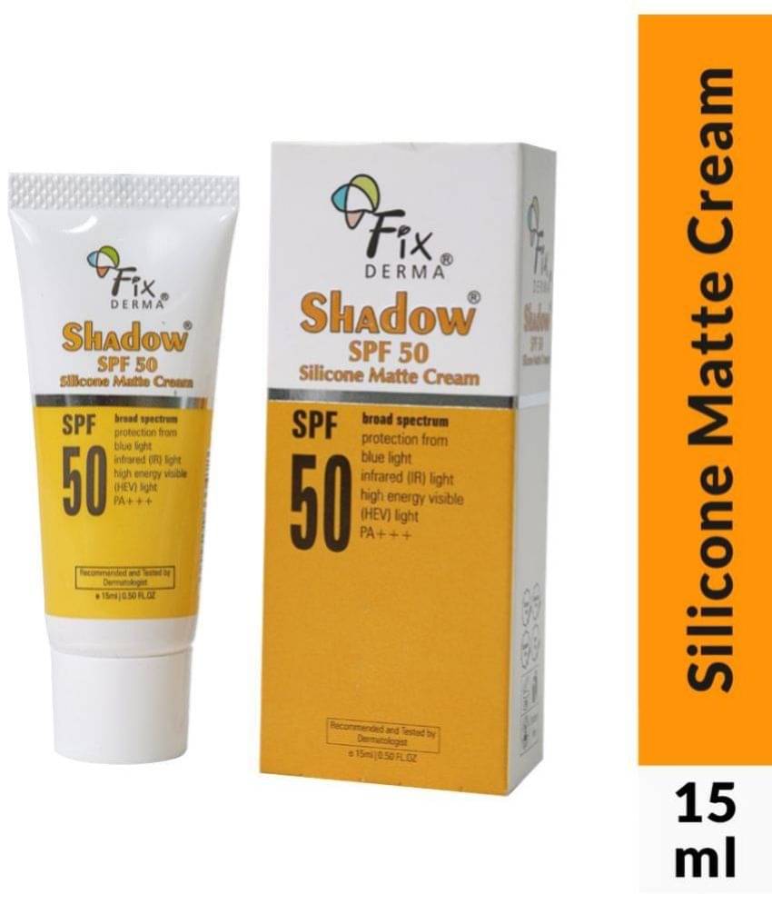     			Fixderma Shadow SPF 50 PA+++ Silicone Matte Cream Sunscreen Cream For All Skin Type ( Pack of 1 )