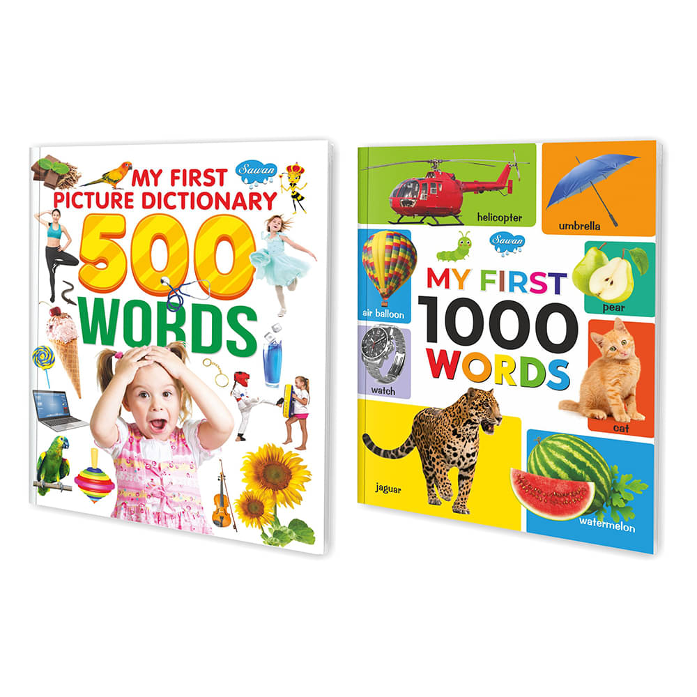 My First Picture Dictionary 500 Words-PB, My First 1000 Words | Set Of 2 Picture Books (Paperback, Manoj Publications Editorial Board) My First Picture Dictionary 500 Words-PB, My First 1000 Words | Set Of 2 Picture Books (Paperback, Manoj Publications Editorial Board)