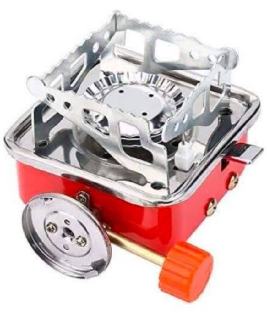 Portable Gas Stove And PicnicGas Burner For Outdoor Camping, Hiking, Mini gas stove,Stainless Steel body, Folding Furnace, Camping Equipment, Gastove With Pouch - Sports and Fitness Equipment | Buy online on ZillyBuy