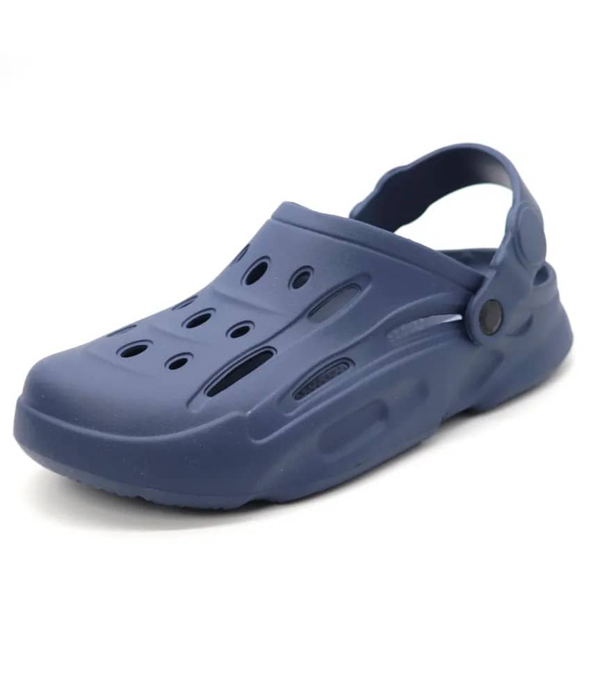 Svaar - Navy Blue Men's Clogs