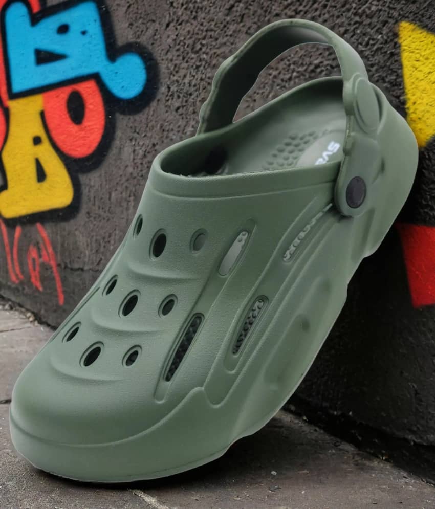 Svaar - Olive Men's Clogs
