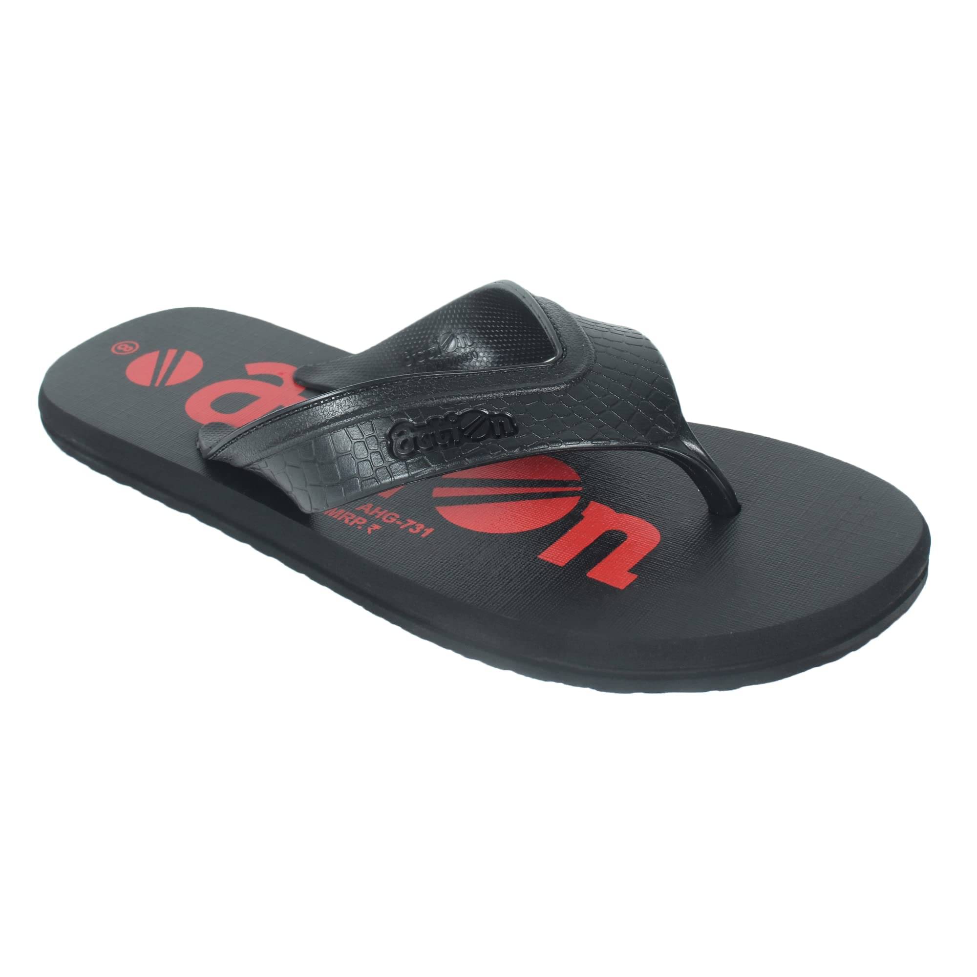     			Action Black Men's Daily Slipper