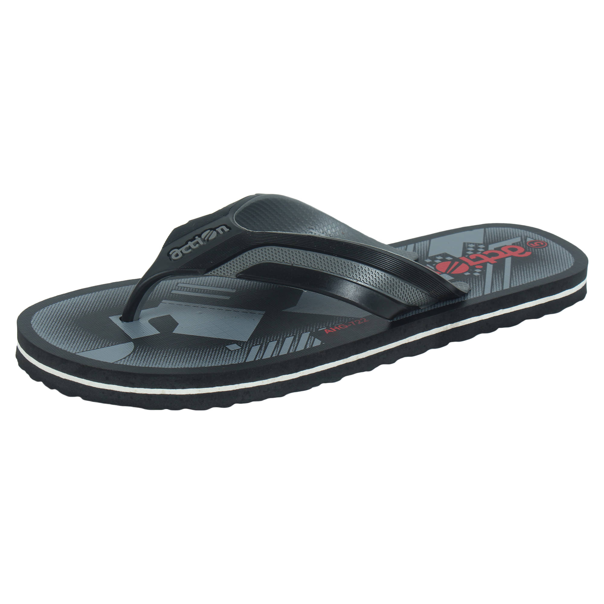     			Action Black Men's Daily Slipper