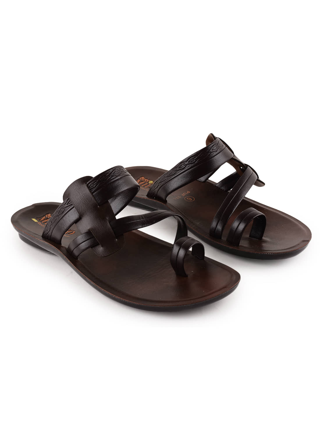 Action Black Men's Slide Flip Flop