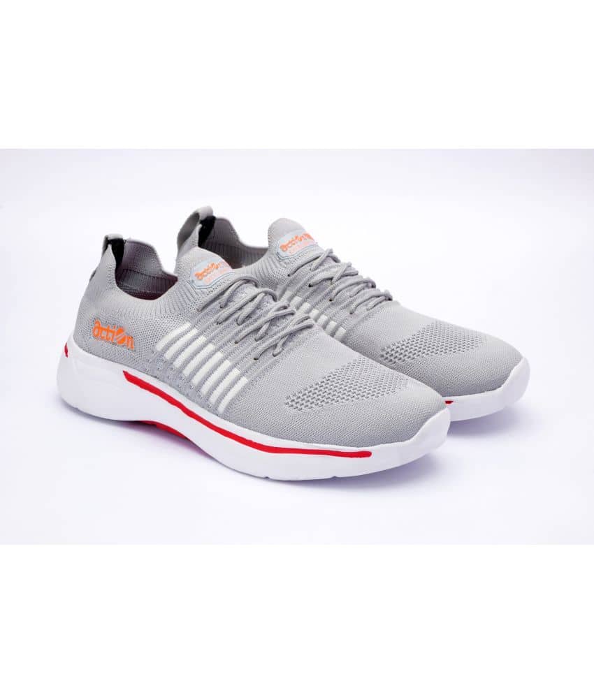 Action Gray Men's Sports Running Shoes - Sports Shoes | Buy online on ZillyBuy