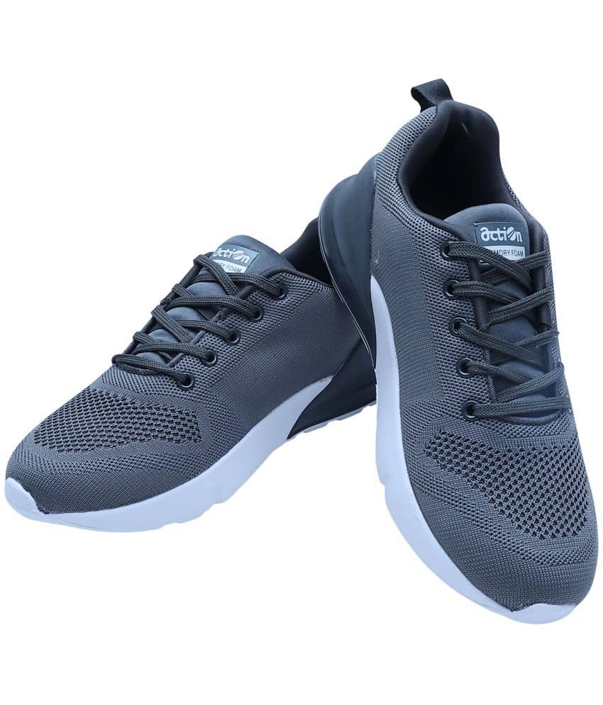 Action Black Men's Sports Running Shoes - Sports Shoes | Buy online on ZillyBuy