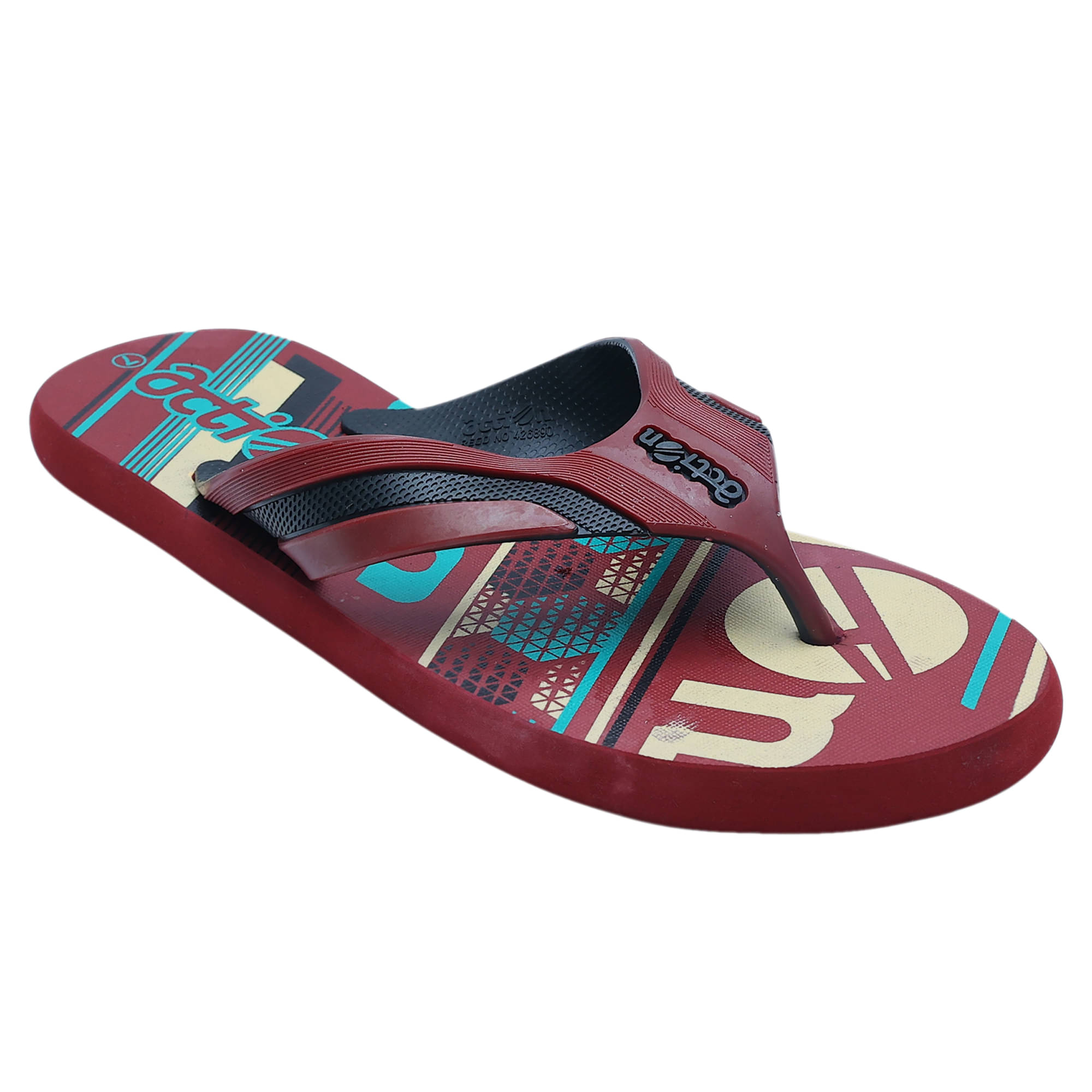     			Action Maroon Men's Daily Slipper