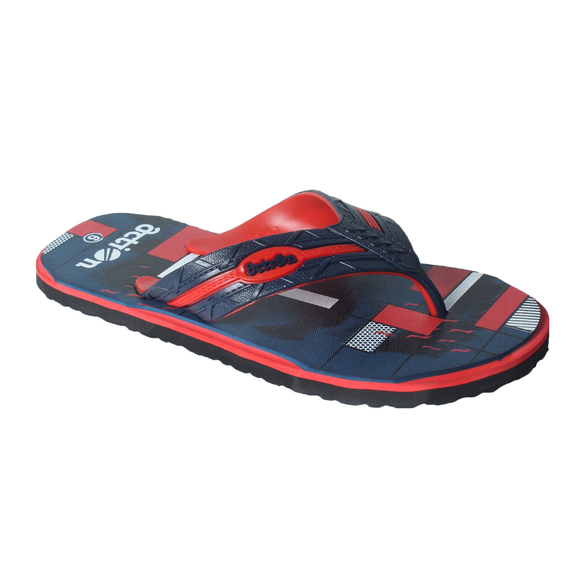     			Action Navy Blue Men's Daily Slipper