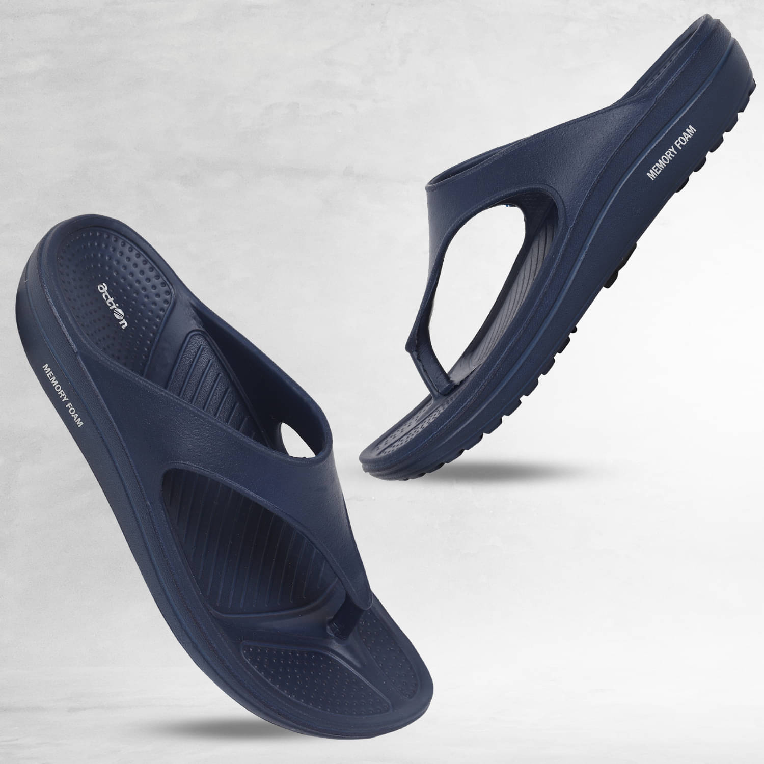     			Action Navy Blue Women's Daily Slipper