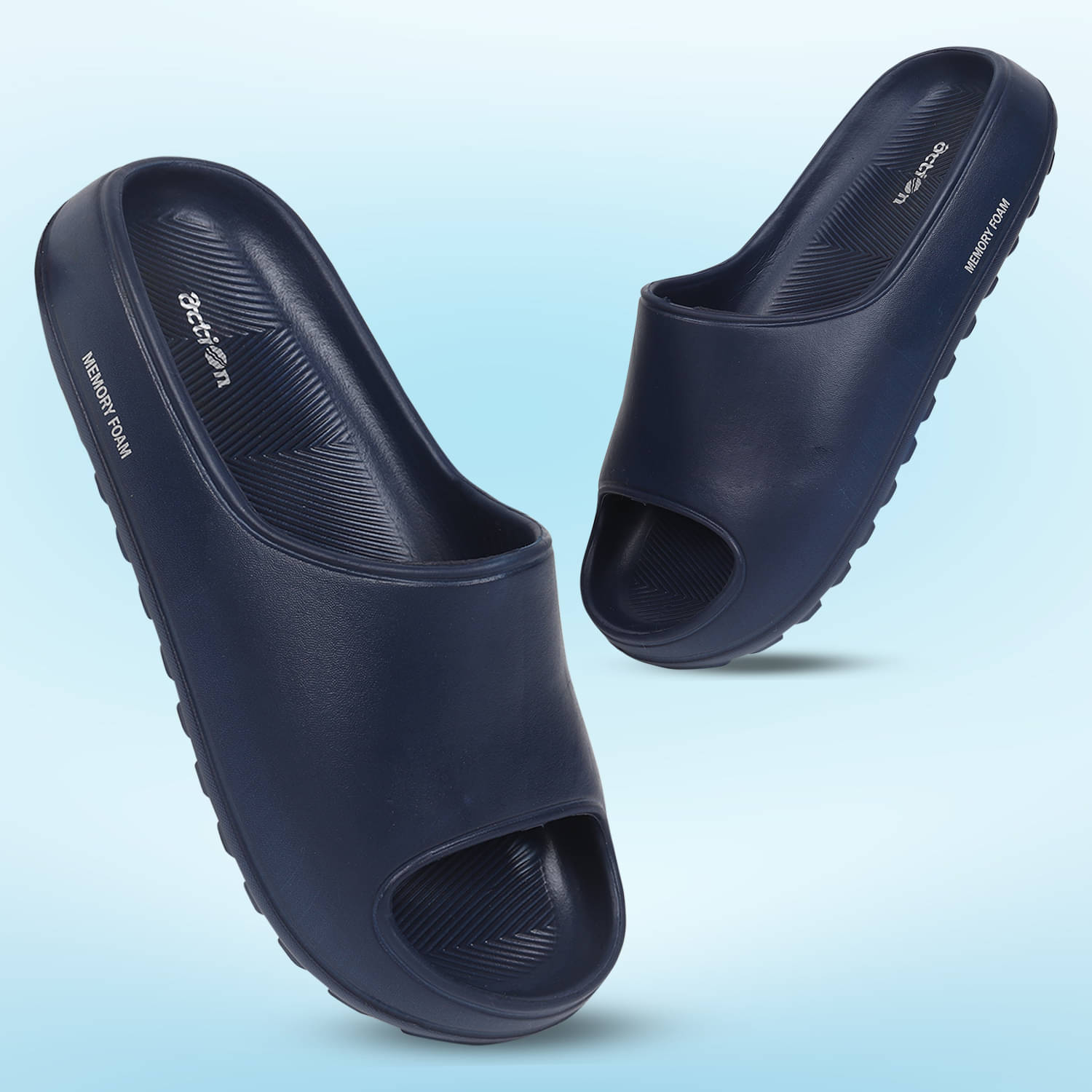 Action Navy Blue Women's Daily Slipper Action Navy Blue Women's Daily Slipper
