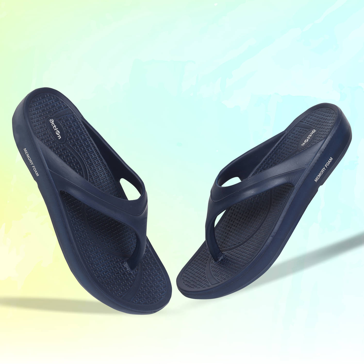     			Action Navy Blue Women's Daily Slipper