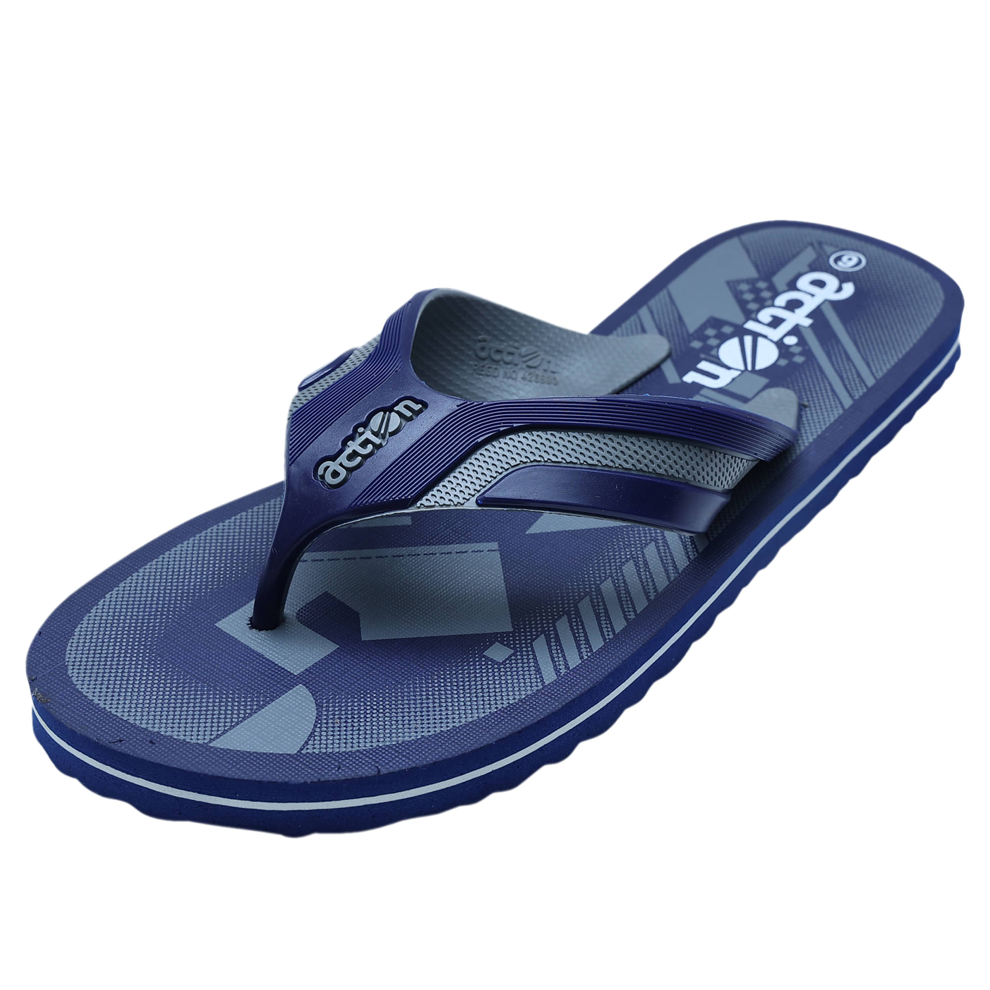     			Action Navy Men's Daily Slipper