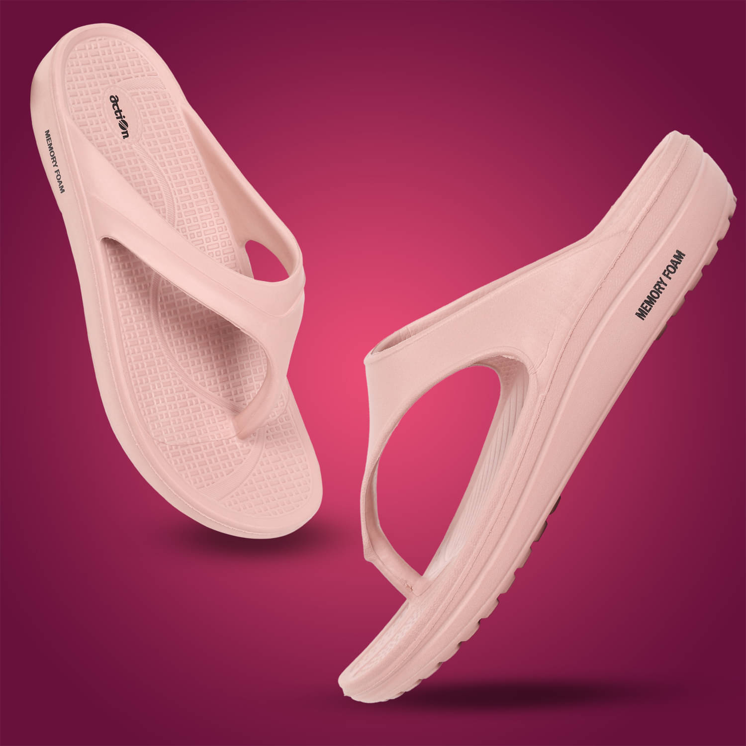    			Action Pink Women's Daily Slipper