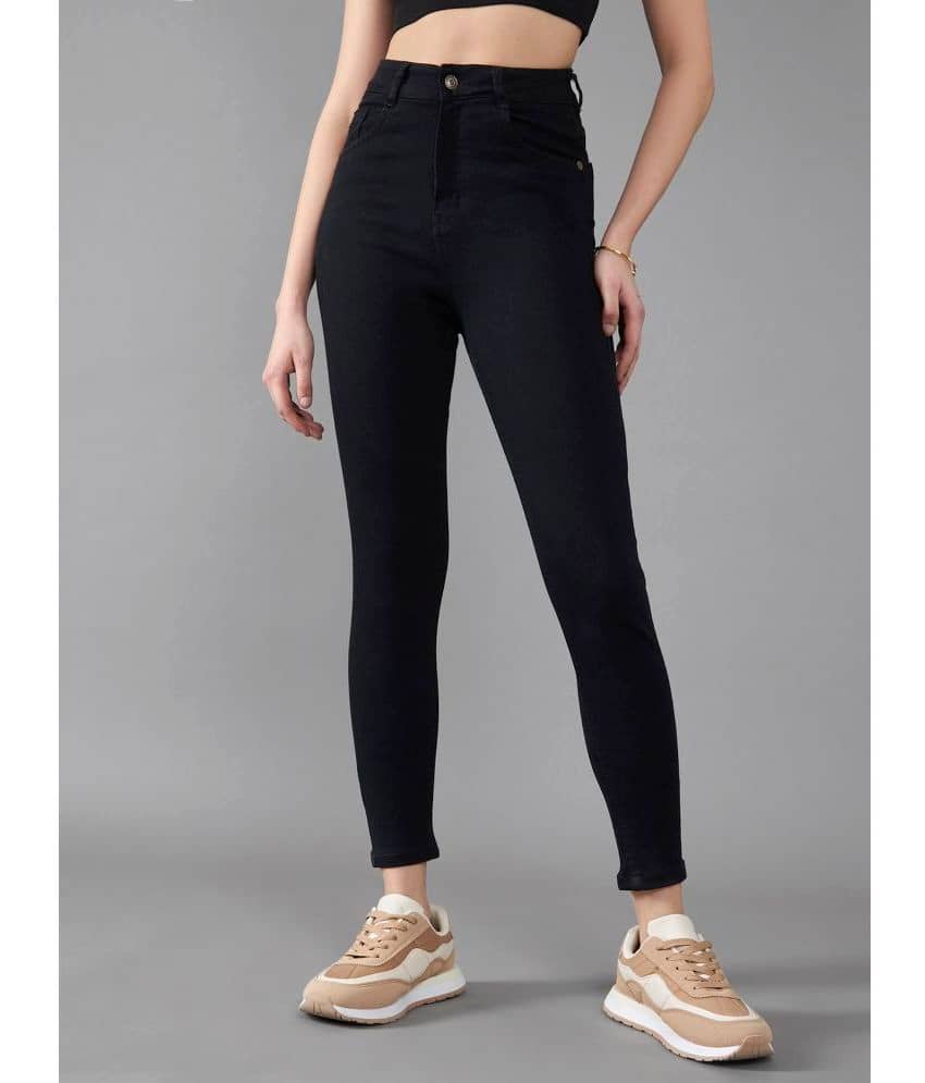 Dolce Crudo - Navy Blue Denim Skinny Fit Women's Jeans ( Pack of 1 ) - Jeans | Buy online on ZillyBuy