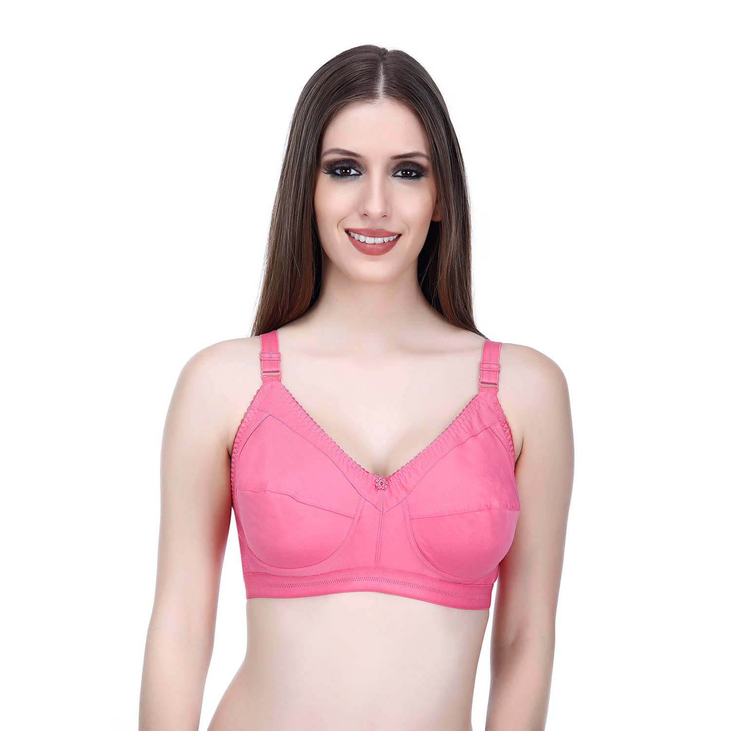     			Elina Cotton Women's Minimizer Bra ( Pink ) DOVE-LIGHTPINK