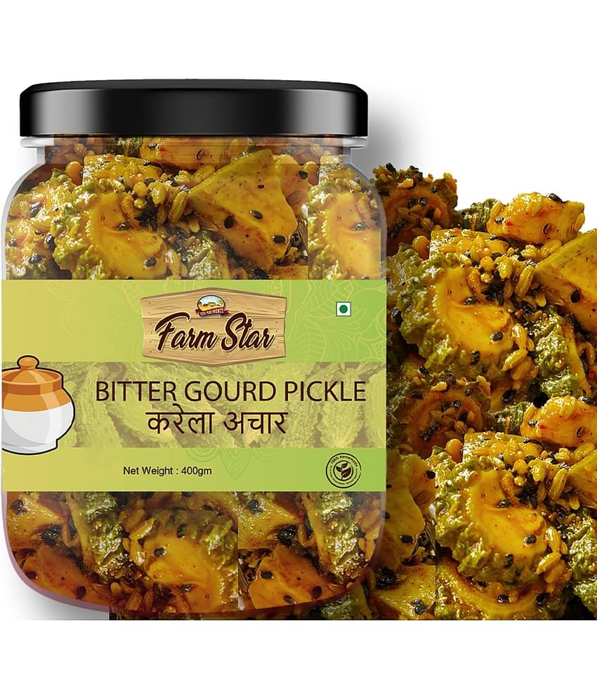 Farm Star Karela Pickle Vegetable Pickle 400 g