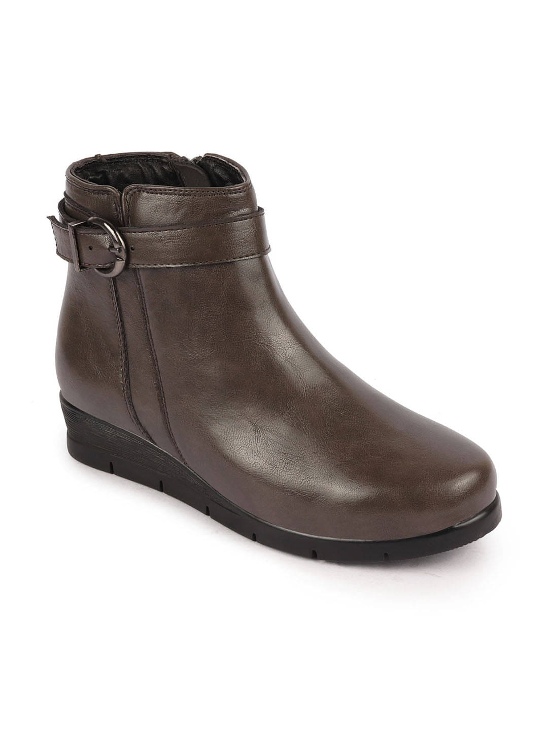     			Fausto Light Grey Women's Ankle Length Boots