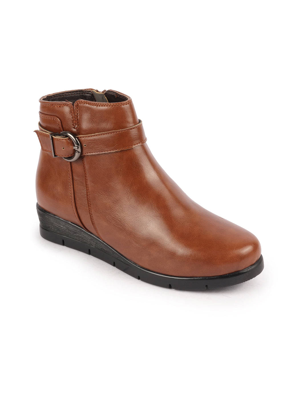     			Fausto Tan Women's Ankle Length Boots