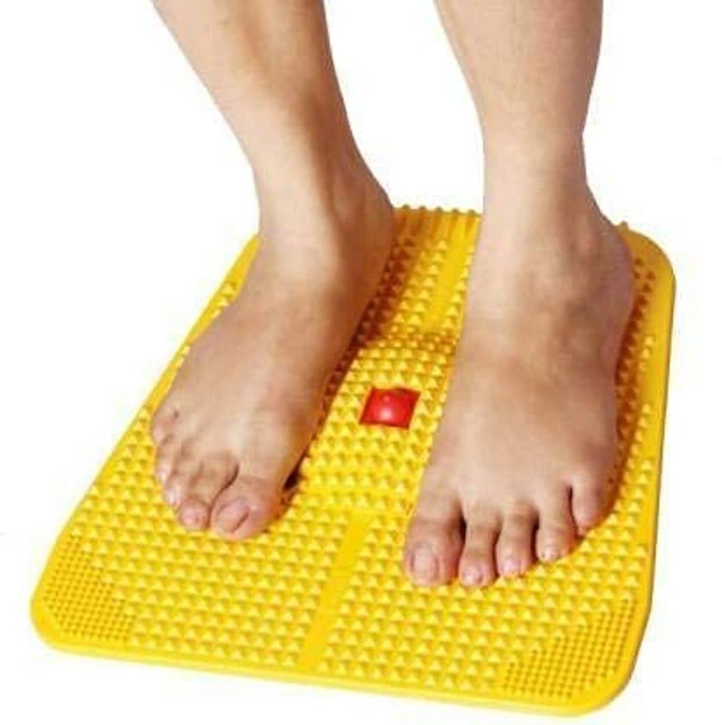 Horsefit  Manual Plastic Acupressure Foot Massager Plate with 24 Magnets for Stress Free, Blood Flow Controller, Pain Relief, Multicolor - Sports and Fitness Equipment | Buy online on ZillyBuy