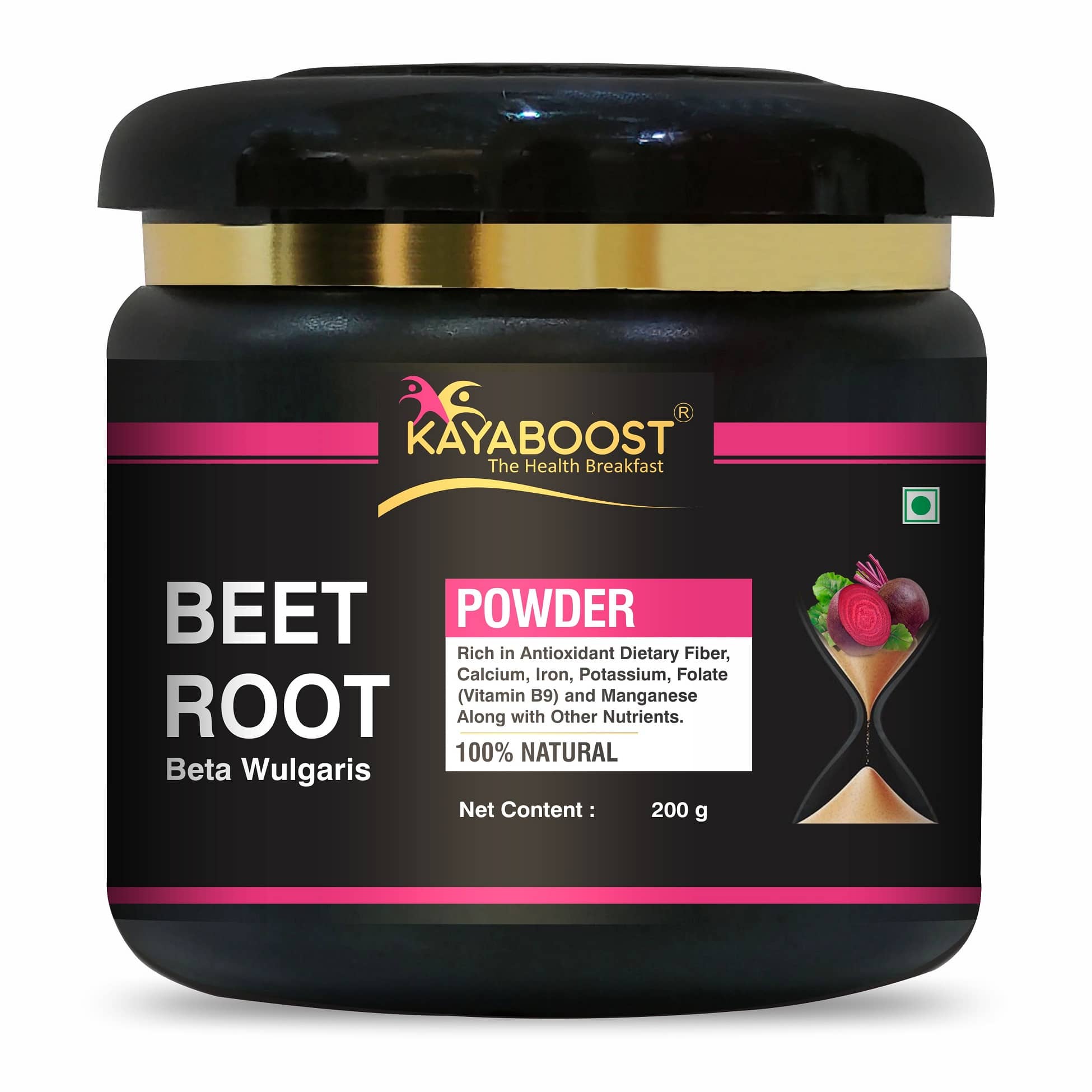KAYABOOST Natural Beet Root Powder For Heart Health and Blood Pressure (200 g)