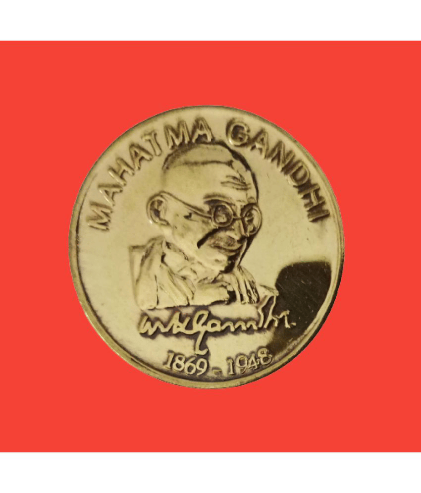 Mahatma Gandhi 24kt Gold Plated UNC 1 Numismatic Coins Mahatma Gandhi 24kt Gold Plated UNC 1 Numismatic Coins