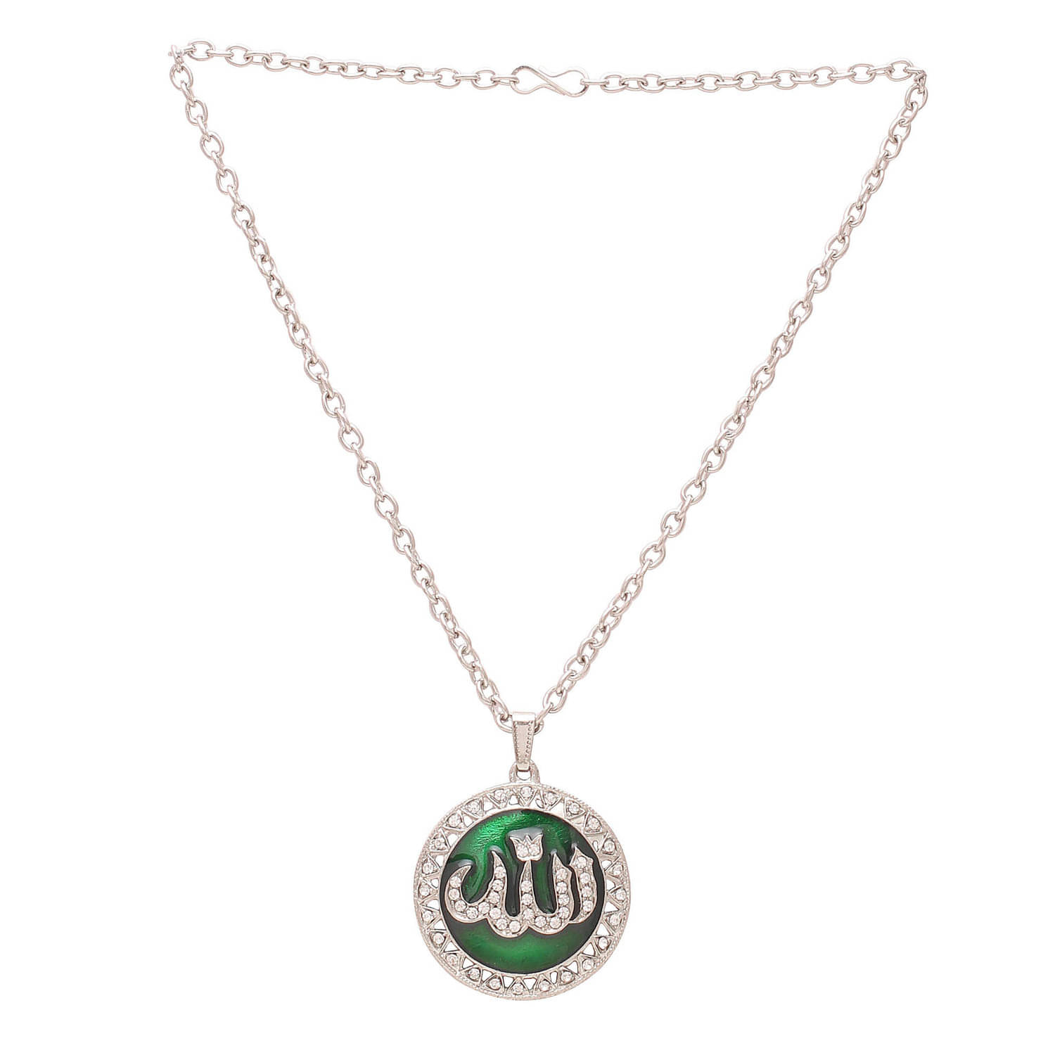 Memoir Multicolor Religious Pendant With Chain ( Pack of 1 ) Memoir Multicolor Religious Pendant With Chain ( Pack of 1 )