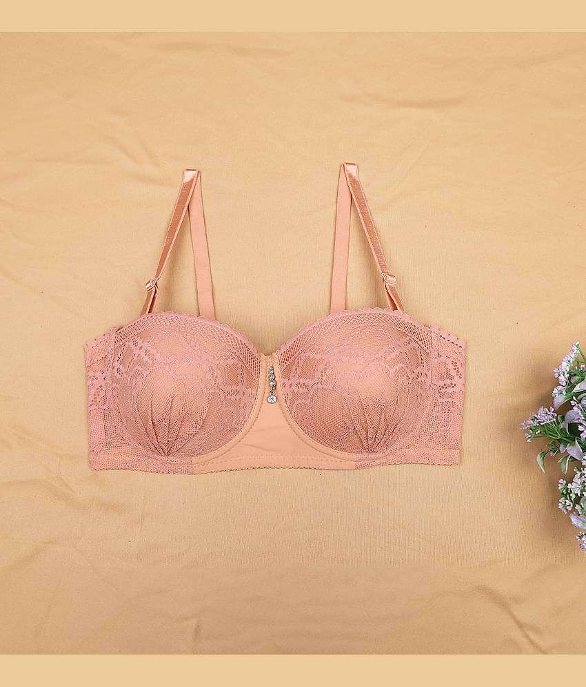 Susie Polyester Women's Balconette Bra ( Beige ) S032-Skin