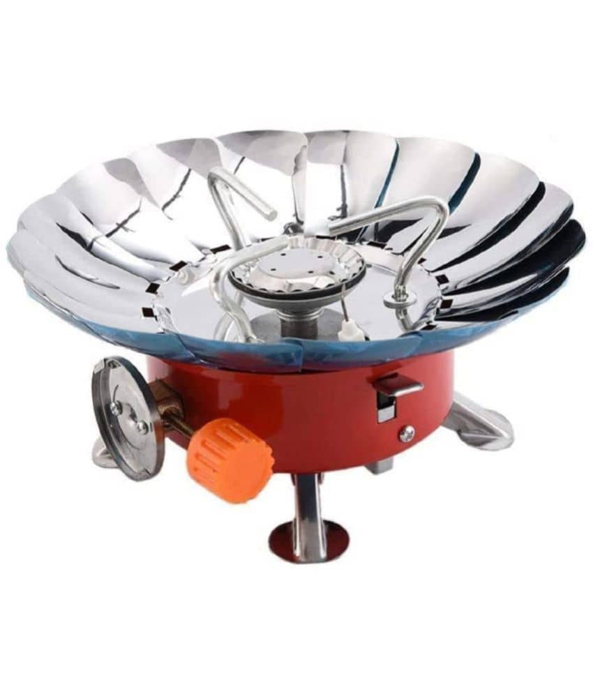 Ultralight Camping Stove Portable Mini Outdoor Folding Metal Camping Gas Stove Windproof Furnace Burner Backpacking Hiking (Windproof Round) - Sports and Fitness Equipment | Buy online on ZillyBuy