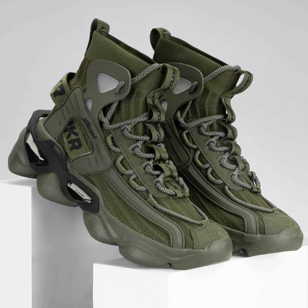     			ATOM Gansta1 Olive Men's Sneakers