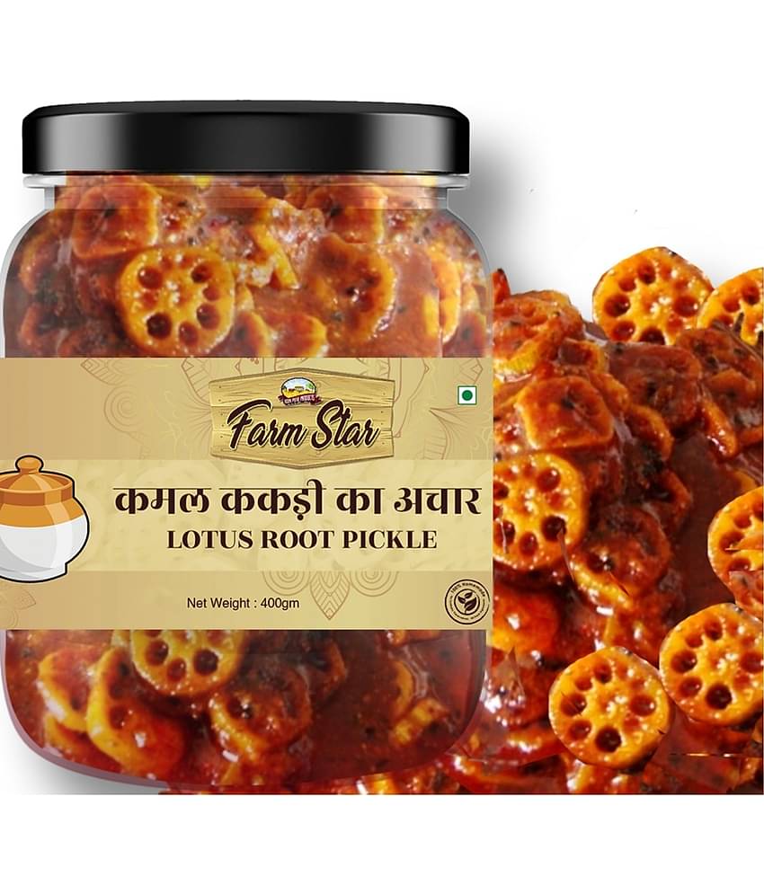 Farm Star Kamal Kakri- Lotus Root- Vegetable Pickle 400 g