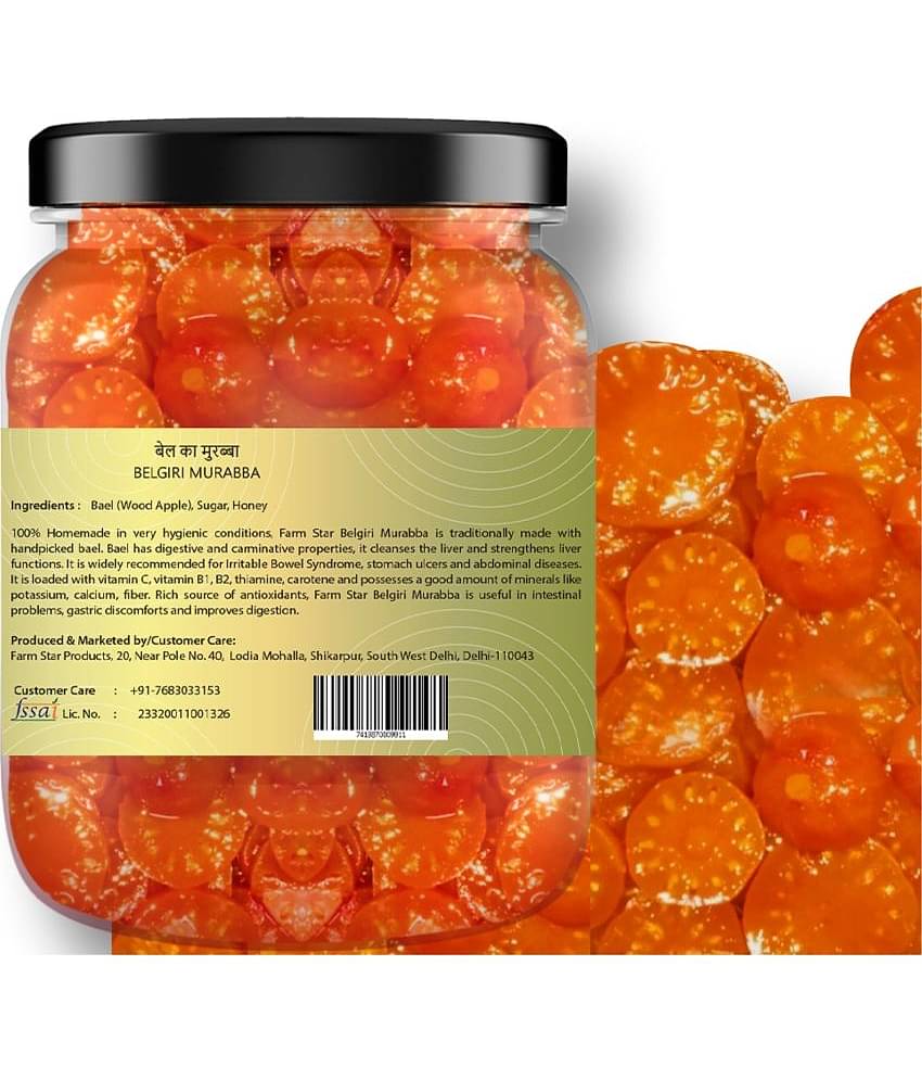 Farm Star Natural Bel Murabba Marmalade 400 gm
