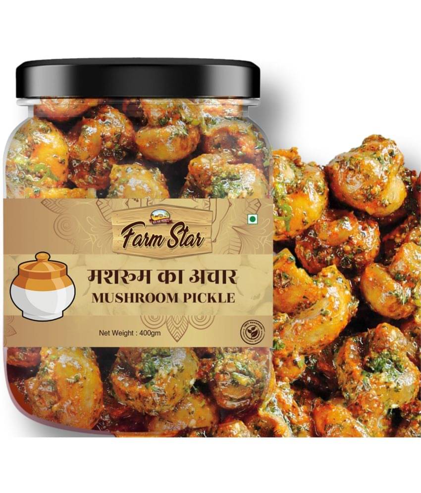     			Farm Star Spicy Mushroom Pickle Vegetable Pickle 400 g