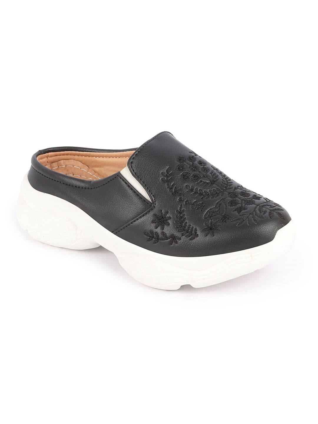     			Fausto Black Women's Mules Shoes