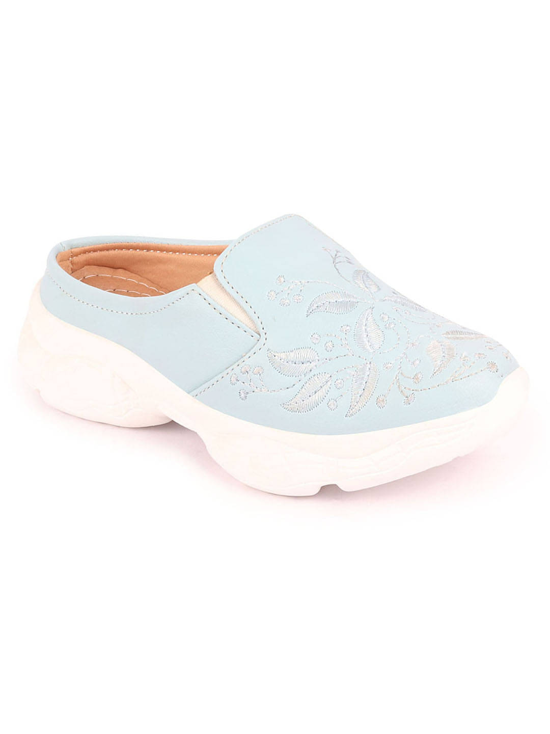     			Fausto Light Blue Women's Mules Shoes