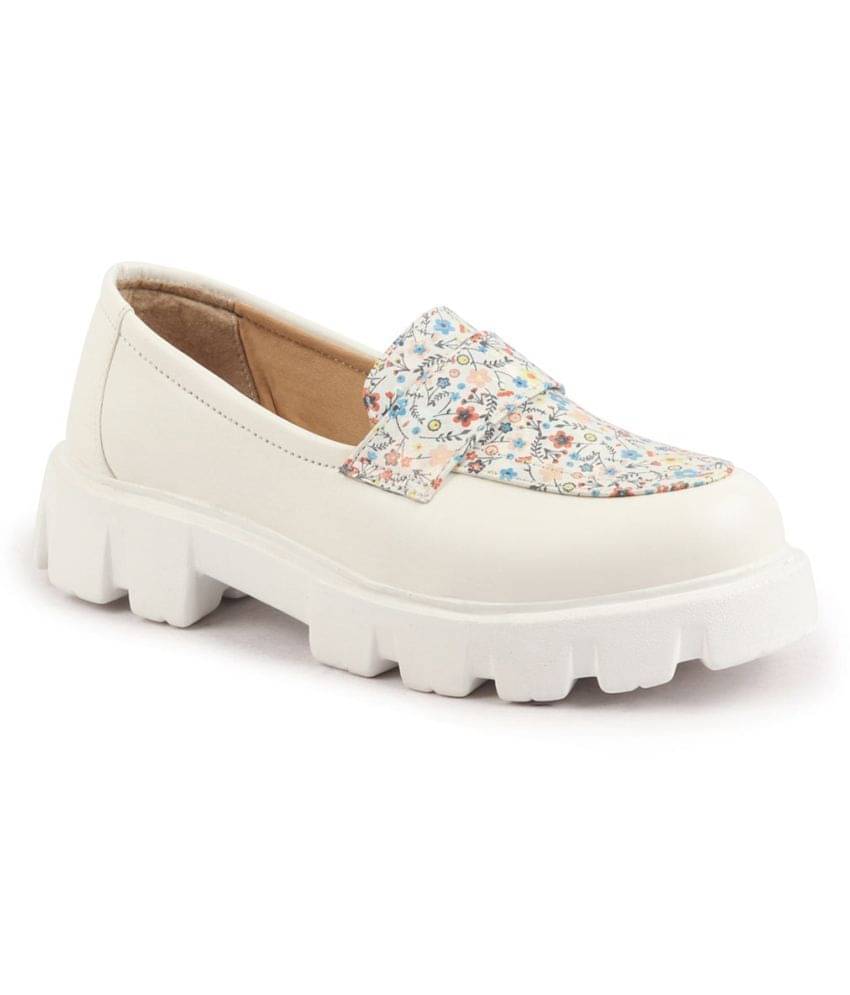     			Fausto White Women's Slip On