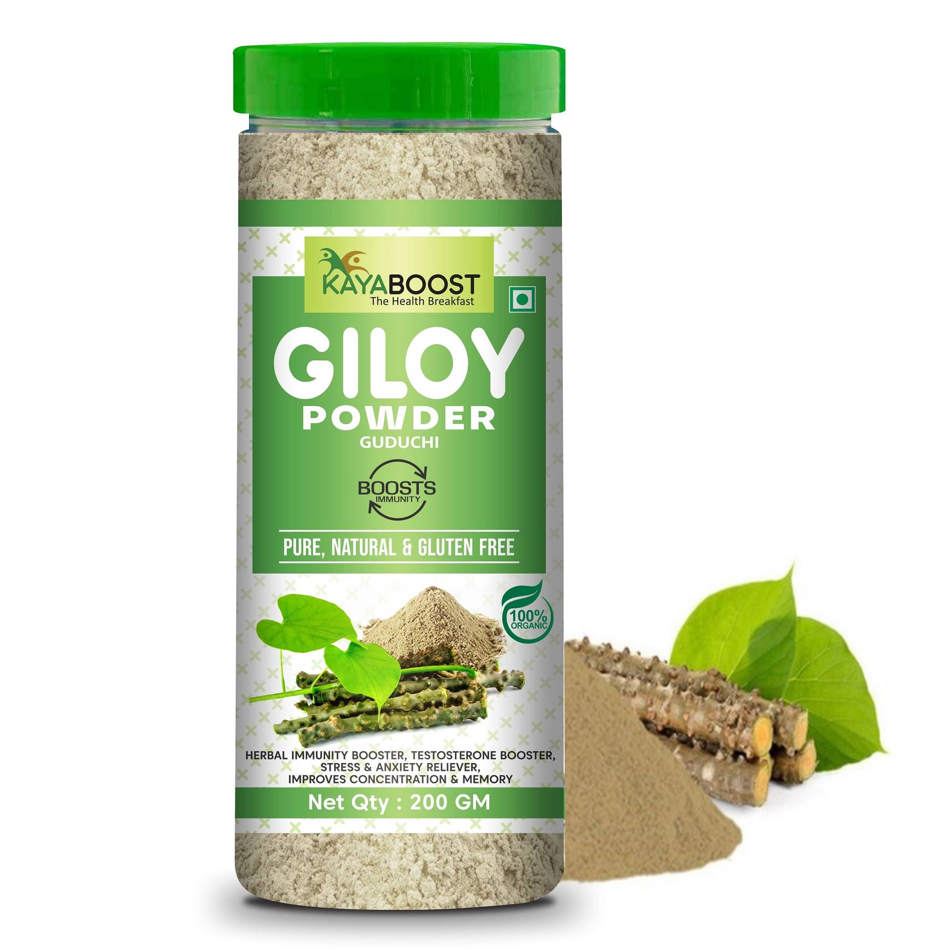 KAYABOOST Neem Karela Jamun Powder - For Maintaining Blood Sugar Levels (200 g) KAYABOOST Neem Karela Jamun Powder - For Maintaining Blood Sugar Levels (200 g)