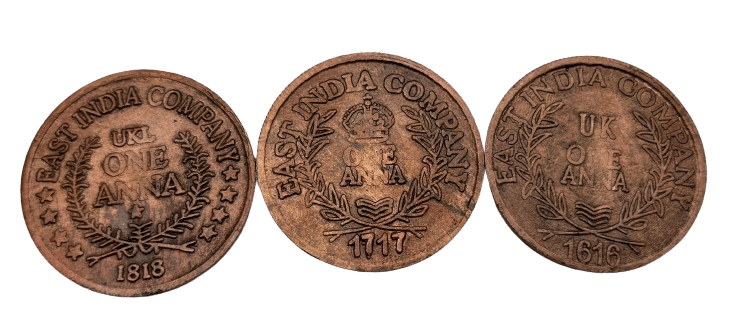     			VERY OLD SRI DUTTA GURU EAST INDIA UK ONE ANNA TOKEN