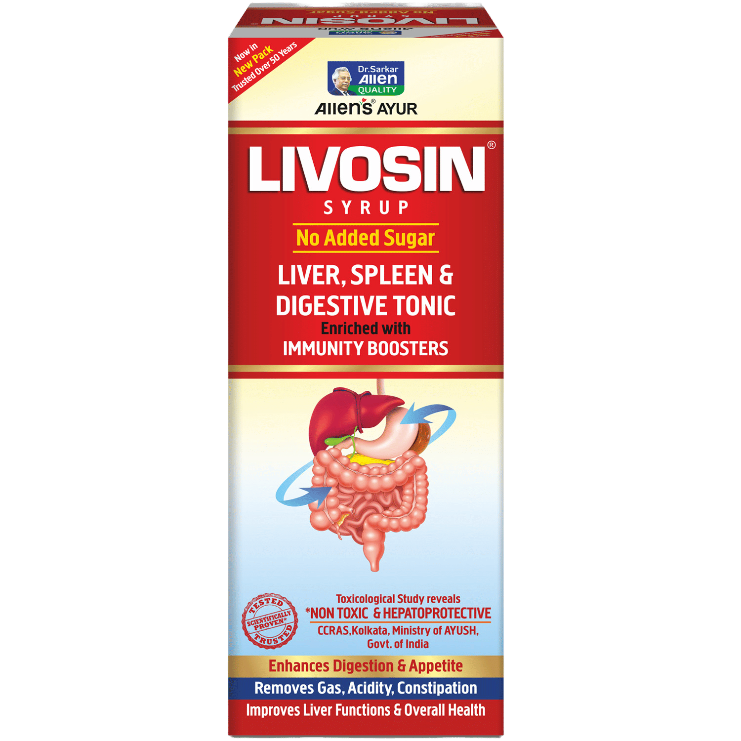 ALLEN Livosin Liquid 250 Ml Pack of 2
